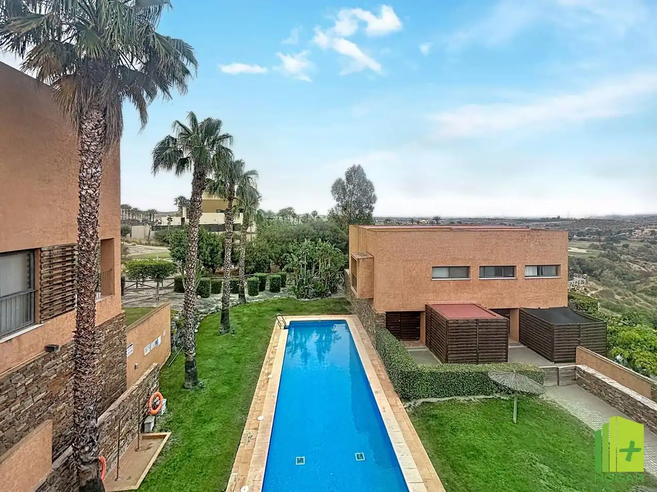 Schwimmbecken von Maisonette zum Verkauf in Vera mit Klimaanlage, Heizung und Terrasse