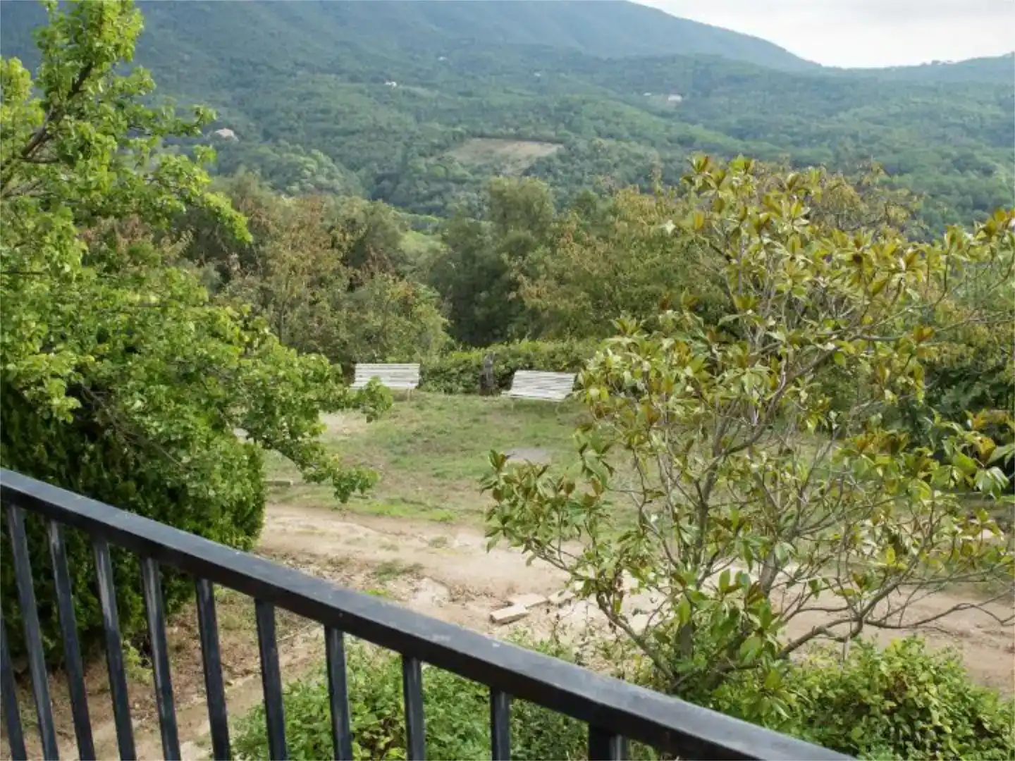 Terrassa de Finca rústica en venda en Sant Iscle de Vallalta amb Aire condicionat, Piscina i Balcó