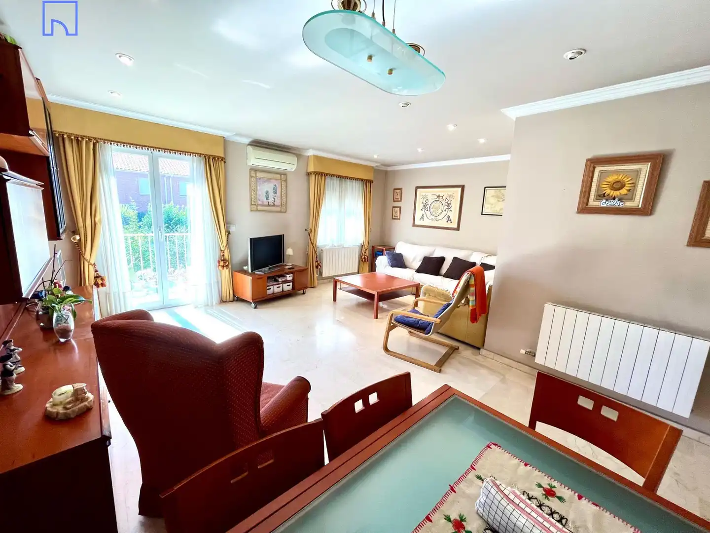 Sala de estar de Casa o chalet en venta en Tudela con Aire acondicionado, Calefacción y Jardín privado