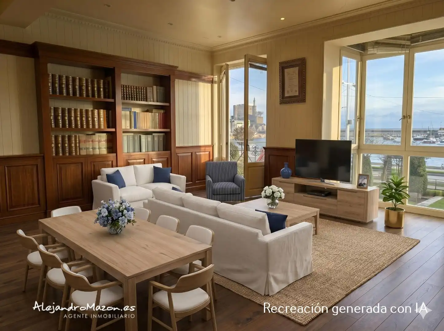 Sala de estar de Piso en venta en Castro-Urdiales con Aire acondicionado, Calefacción y Terraza
