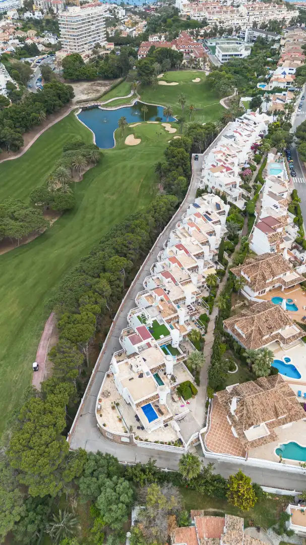 Exterior view of Detached homes for sale in Benalmádena  with Air Conditioner, Private garden and Terrace