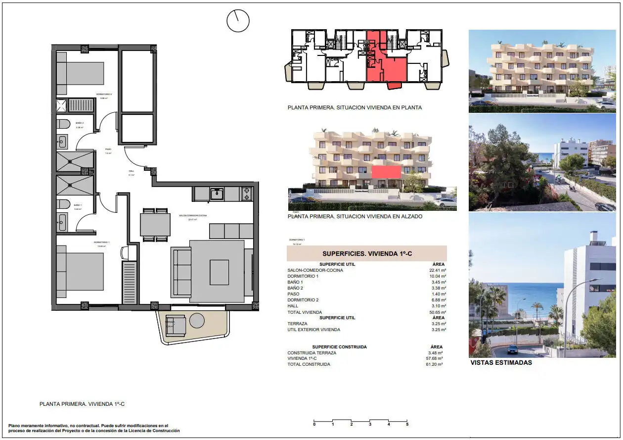 Apartment with terrace for sale in Playa Muchavista, imagen 14