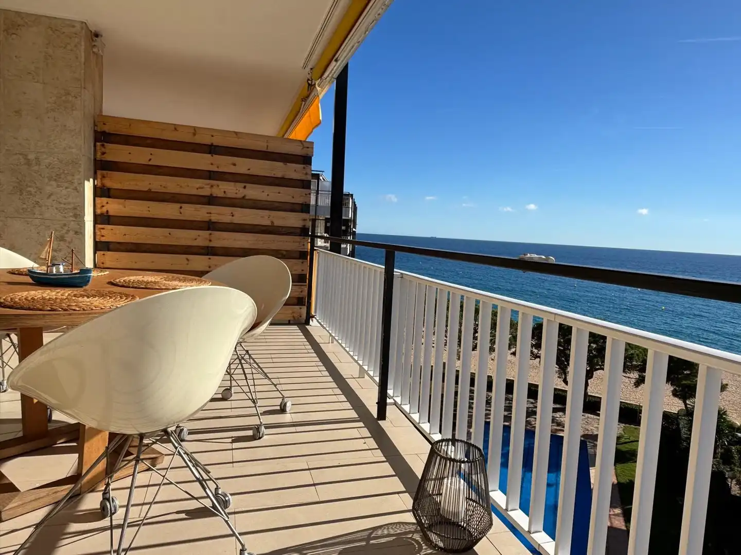 Terraza de Piso de alquiler en Lloret de Mar con Calefacción, Terraza y Amueblado
