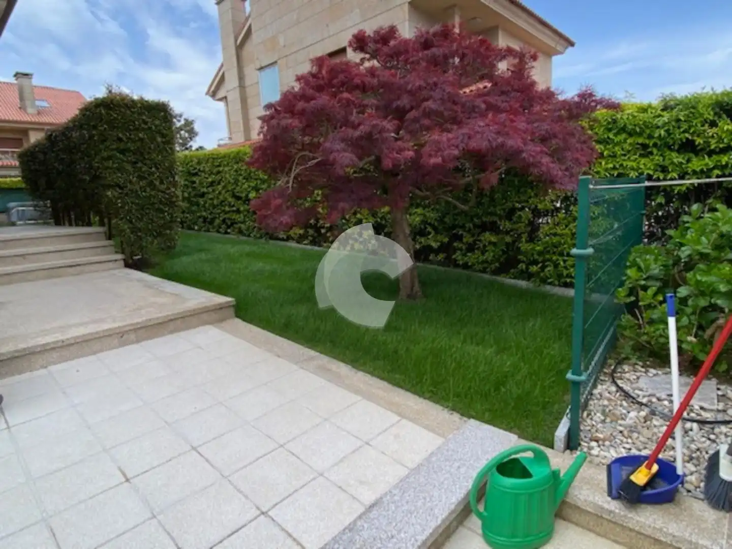 Jardí de Casa o xalet en venda en Sanxenxo amb Calefacció, Jardí privat i Terrassa