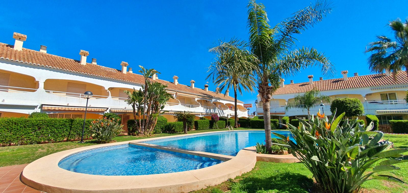 Piscina de Dúplex de lloguer en Dénia amb Aire condicionat, Calefacció i Terrassa