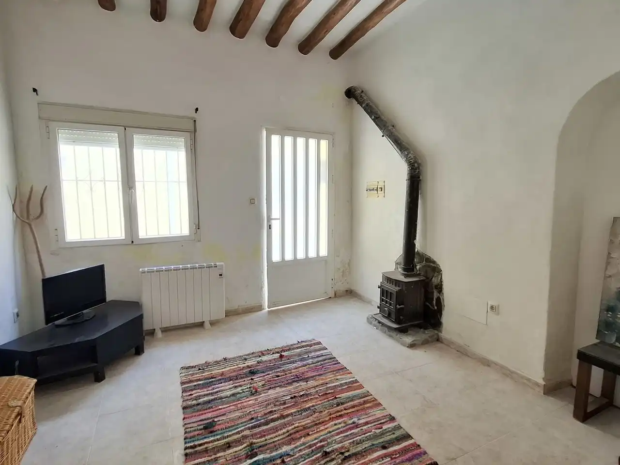 Sala d'estar de Finca rústica en venda en Turre amb Terrassa i Moblat