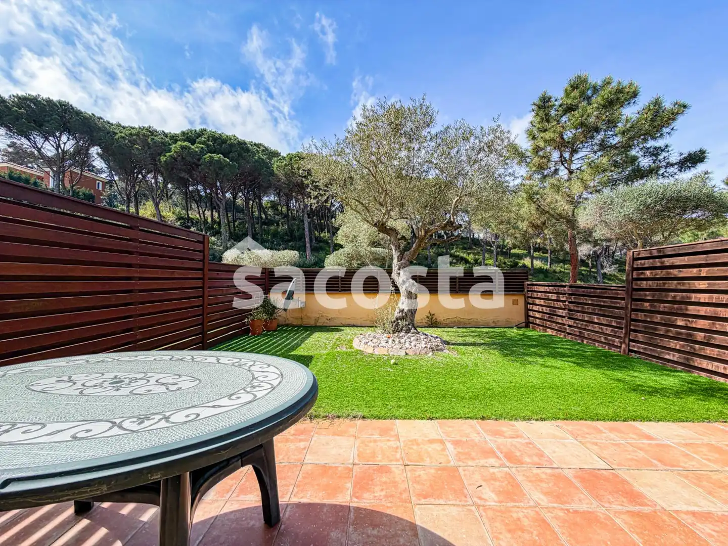 Jardín de Casa adosada en venta en Lloret de Mar con Aire acondicionado, Calefacción y Jardín privado