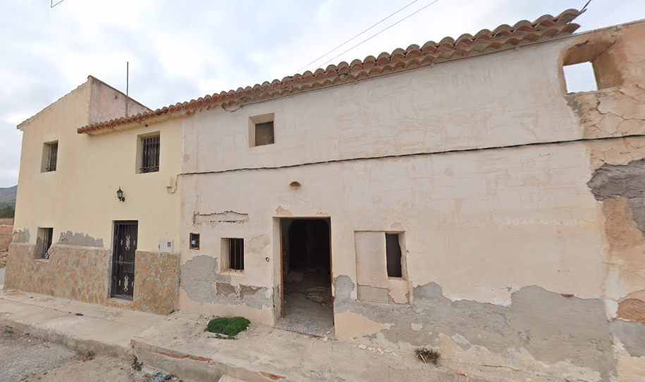 Exterior view of Single-family semi-detached for sale in Hondón de las Nieves / El Fondó de les Neus