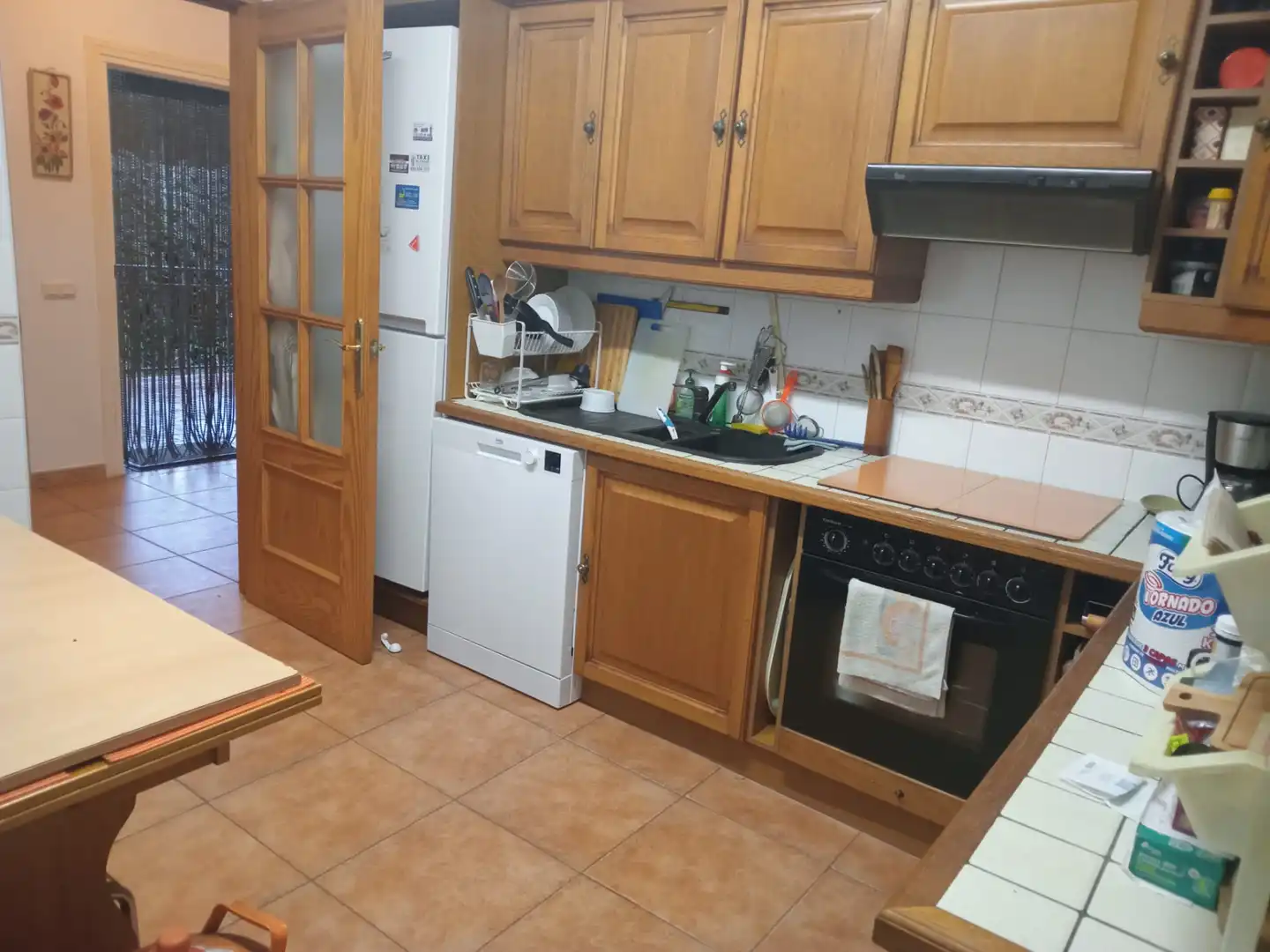 Cuina de Casa o xalet en venda en El Casar amb Calefacció, Jardí privat i Terrassa