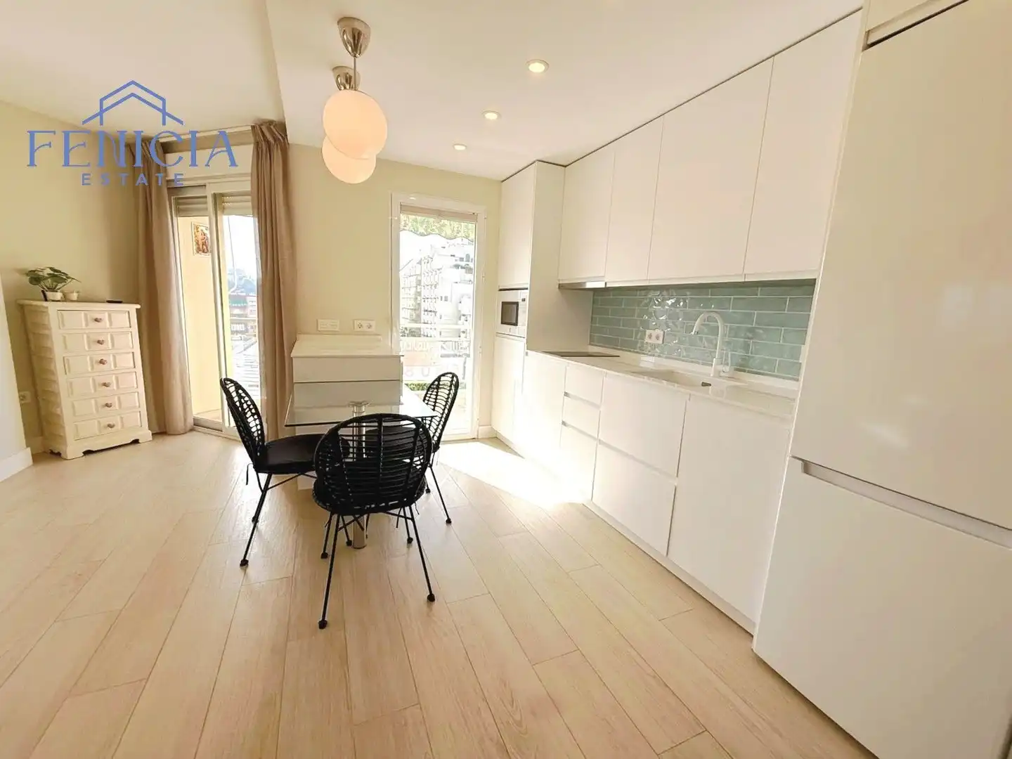 Kitchen of Flat for rent in Almuñécar  with Terrace, Furnished and Community pool