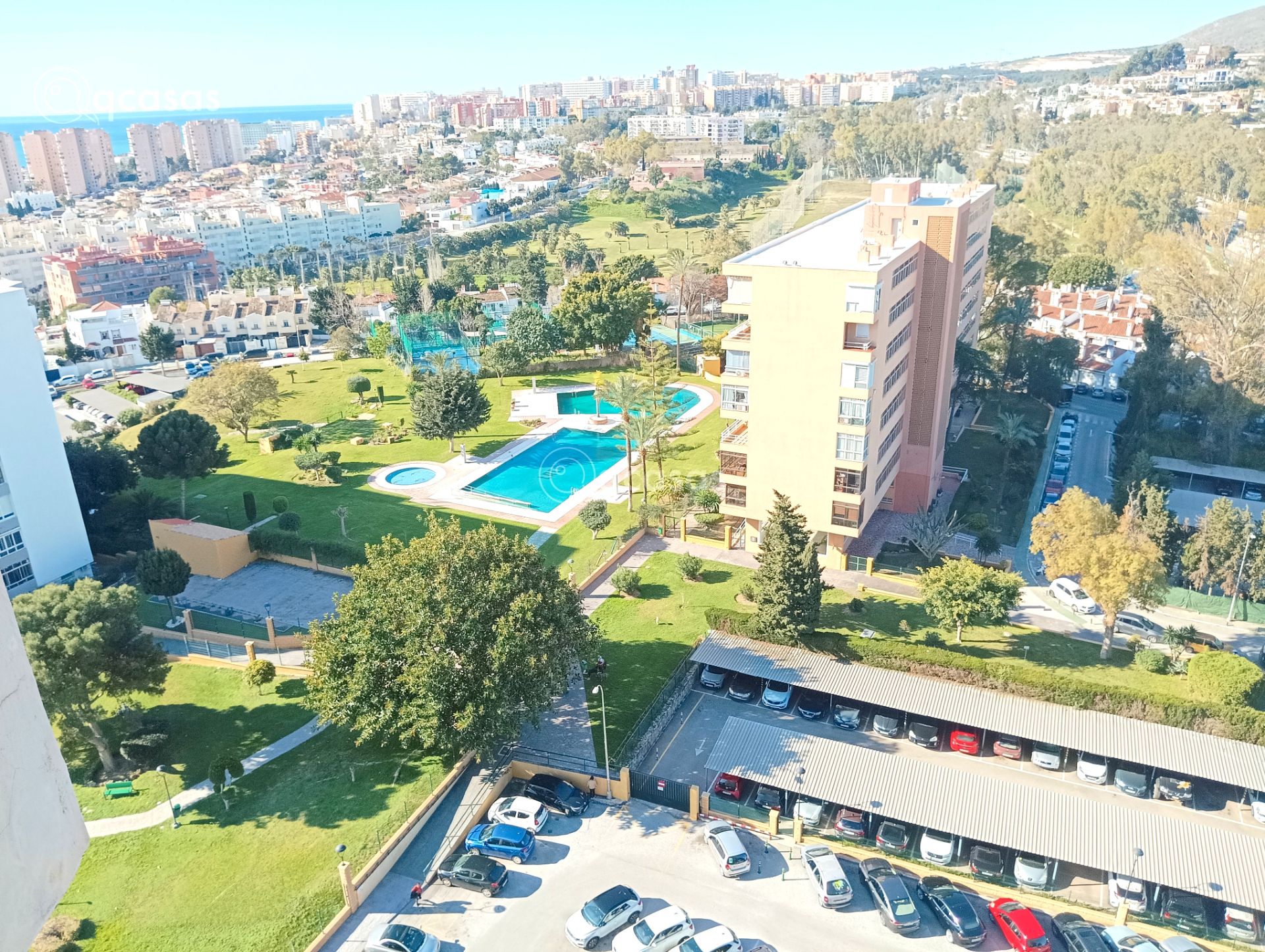 Swimming pool of Flat for sale in Torremolinos  with Heating, Terrace and Furnished
