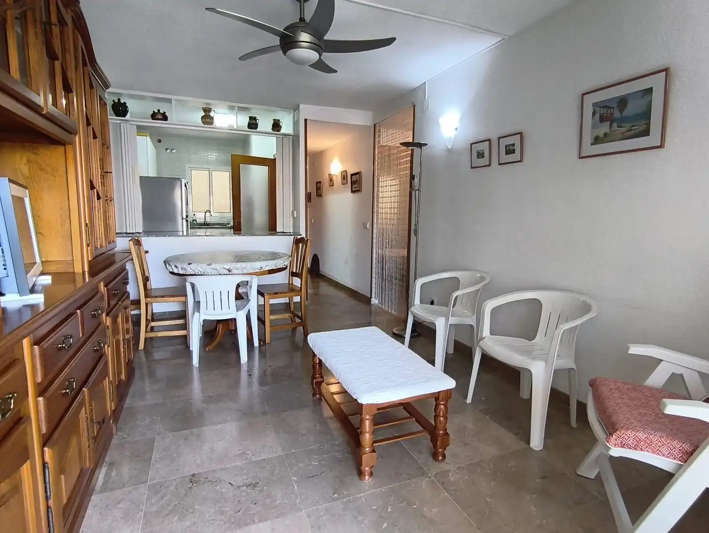 Comedor de Apartamento en venta en Salou con Terraza y Amueblado