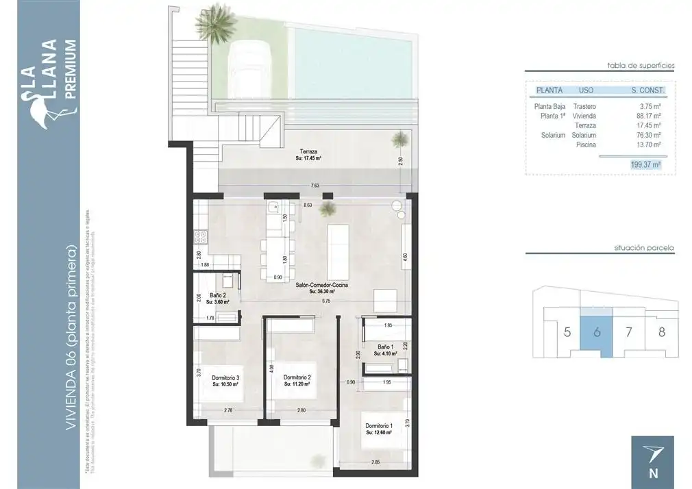 Ático en venta en San Pedro del Pinatar con Aire acondicionado, Terraza y Trastero