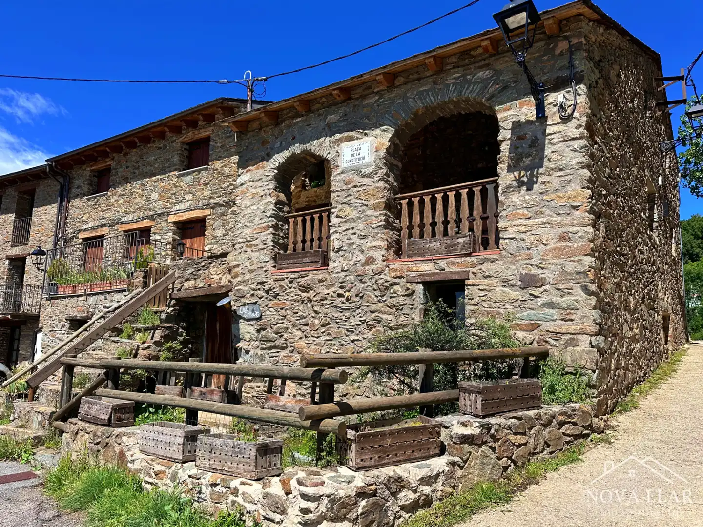 Exterior view of Houses for sale in Ribes de Freser  with Heating, Parquet flooring and Terrace
