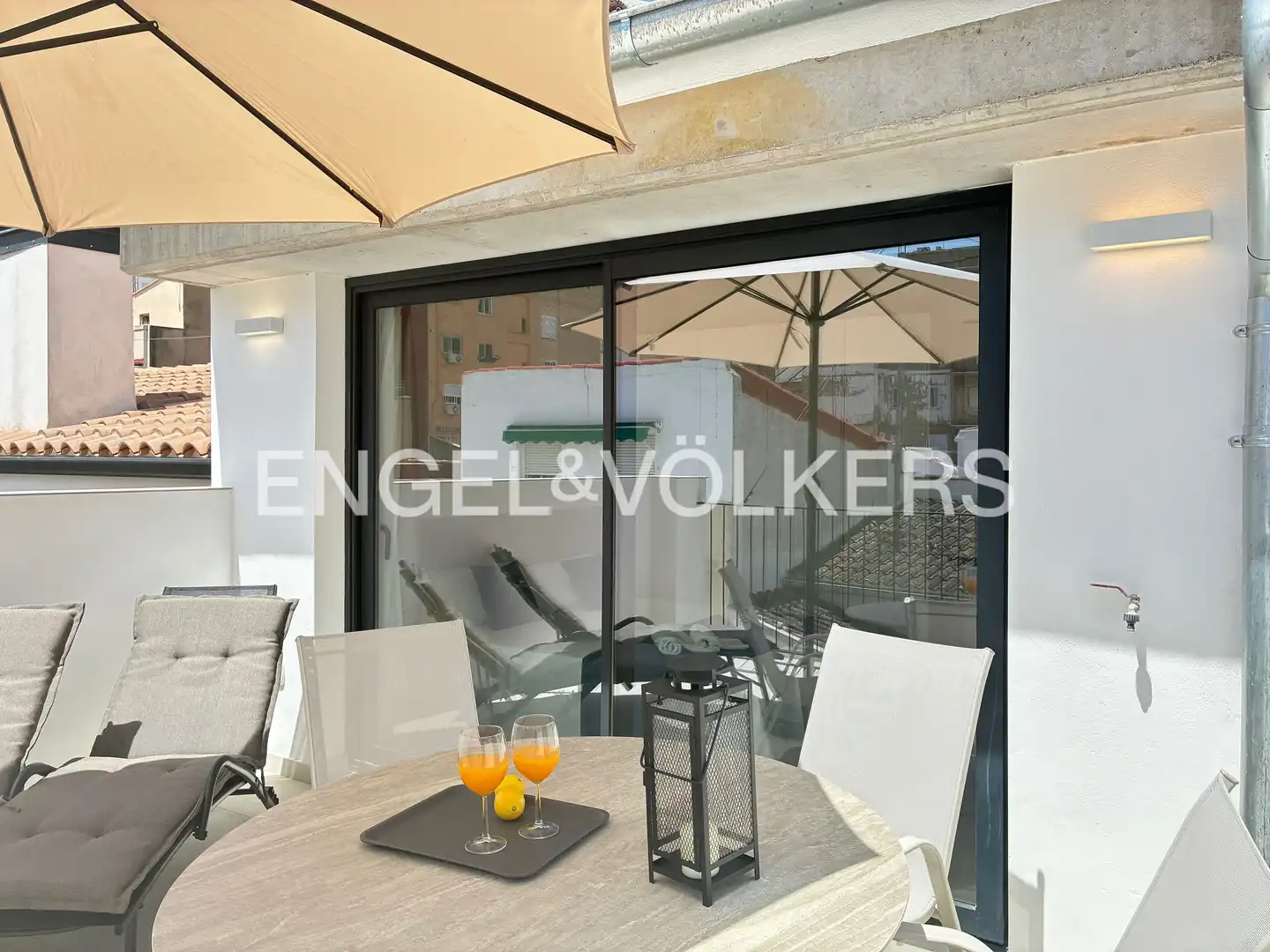 Terrace of Flat for rent in Valencia  with Air Conditioner, Heating and Terrace