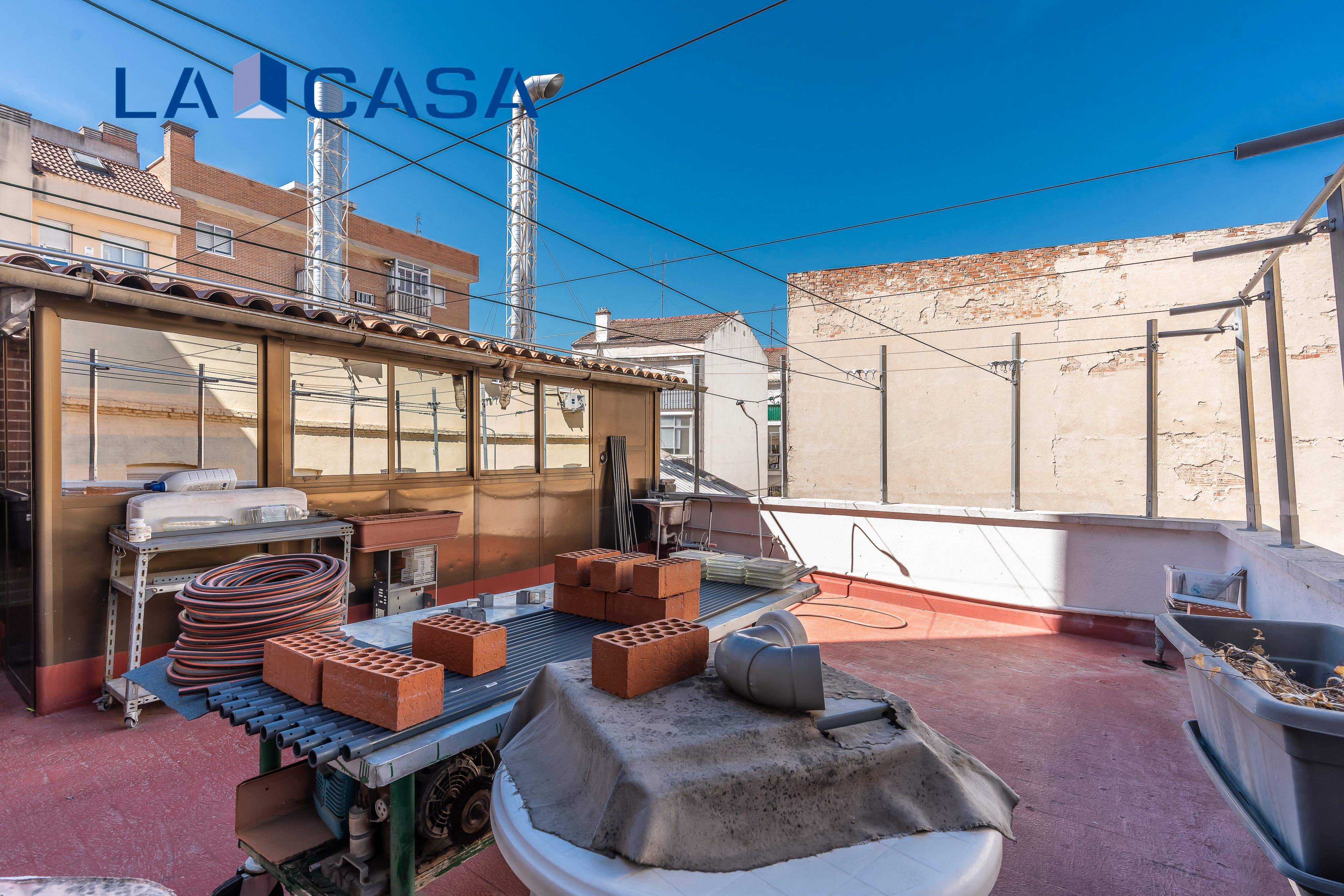 Terrace of Flat for sale in  Madrid Capital  with Heating, Terrace and Storage room