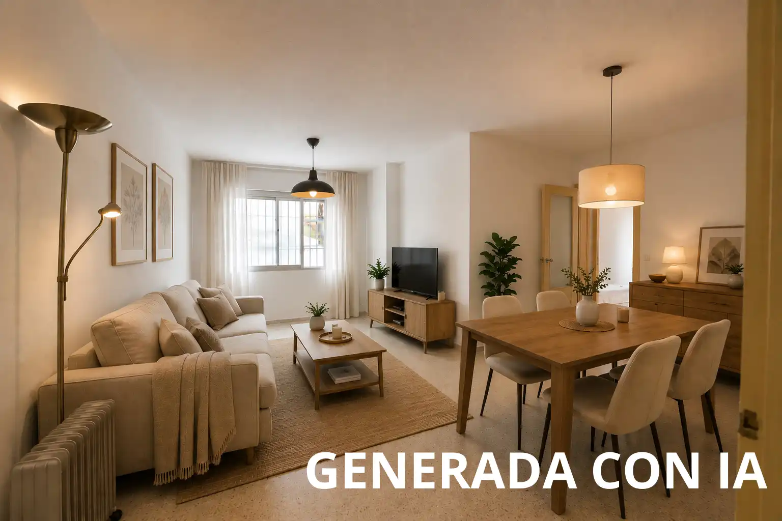 Sala d'estar de Pis en venda en Ronda