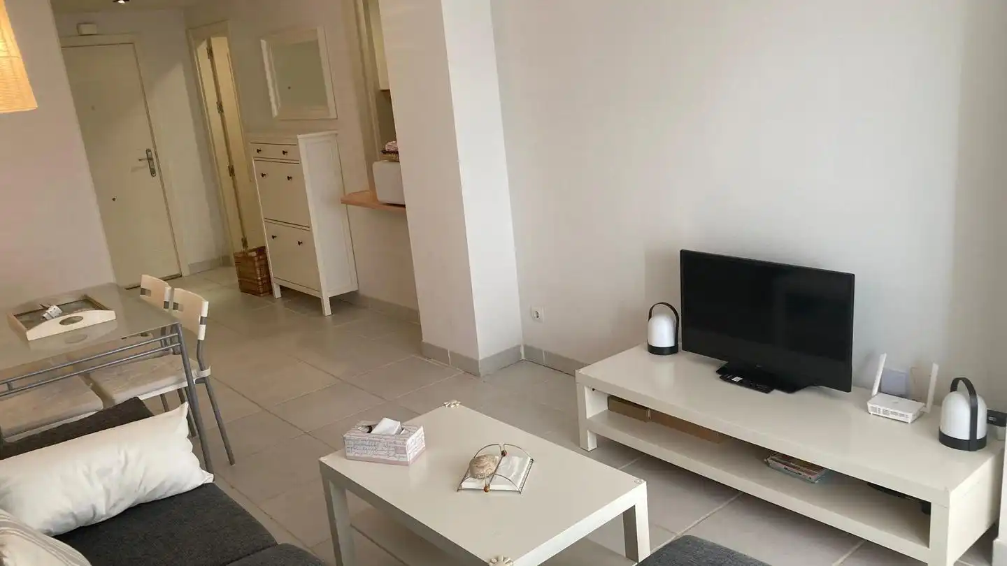 Living room of Flat for rent in Vera  with Air Conditioner, Terrace and Furnished