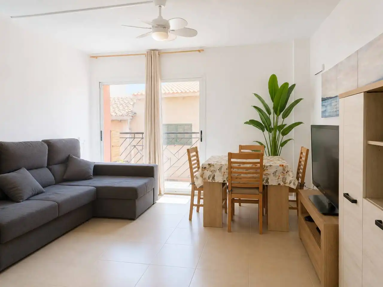 Sala de estar de Piso en venta en Sa Pobla con Balcón