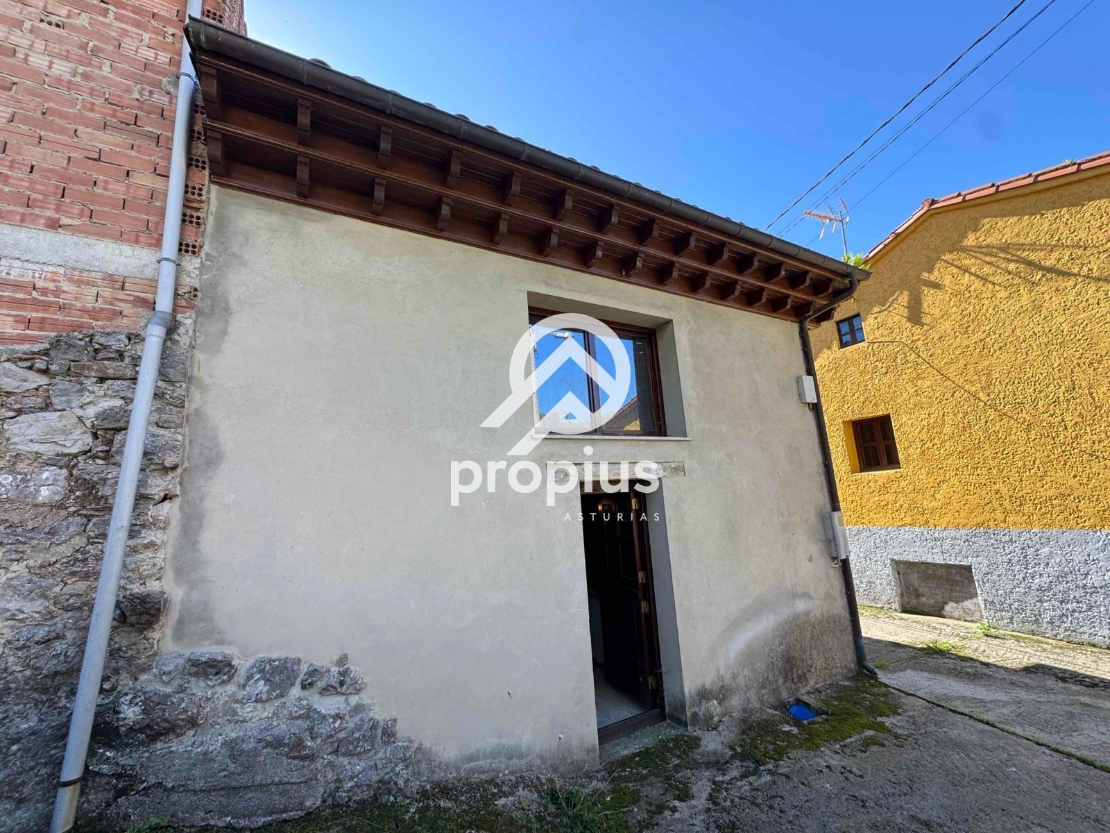 Exterior view of Single-family semi-detached for sale in Ribadesella  with Heating