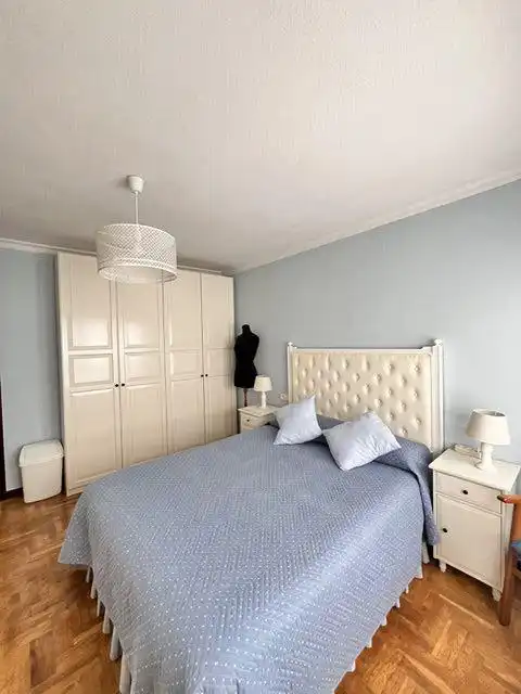 Schlafzimmer von Wohnung zum Verkauf in Gijón  mit Heizung, Parkett und Terrasse