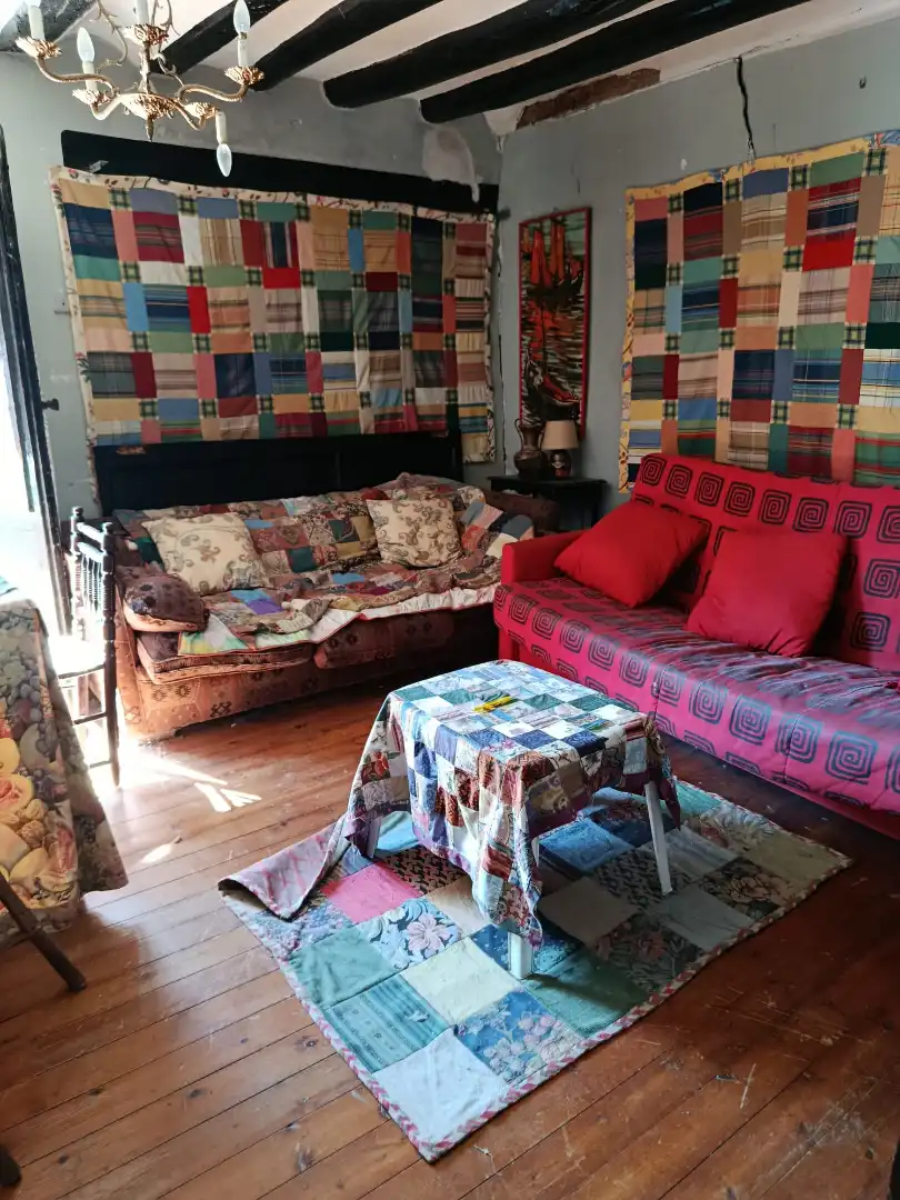 Sala de estar de Casa adosada en venta en Munilla con Trastero, Amueblado y Balcón