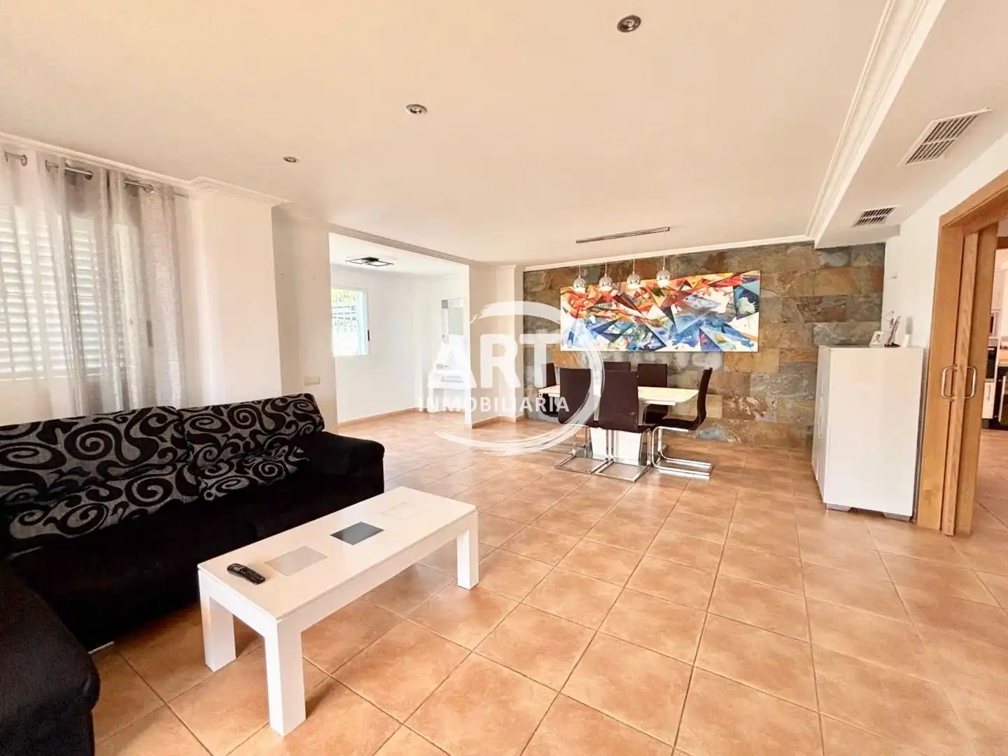 Sala de estar de Casa o chalet en venta en Bétera con Aire acondicionado, Calefacción y Jardín privado