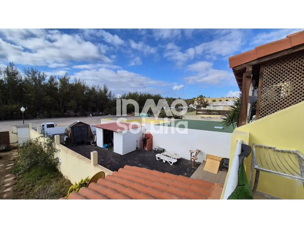 Vista exterior de Pis en venda en Pájara amb Terrassa i Piscina comunitària