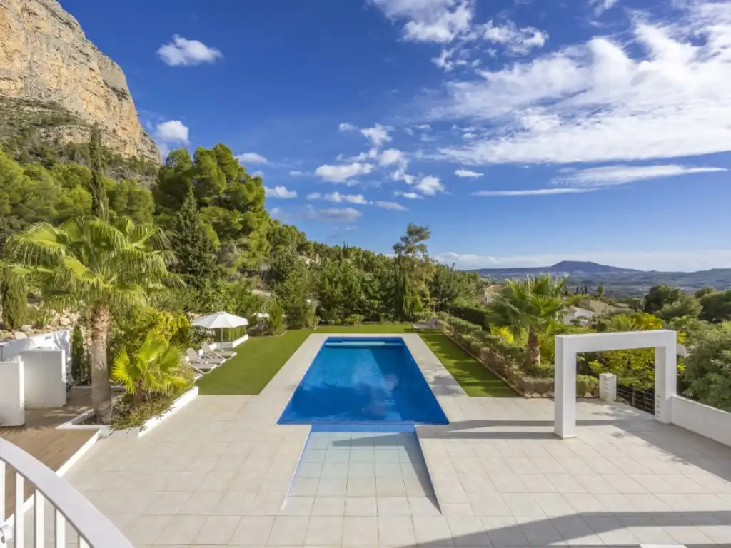 Garden of Houses for sale in Jávea / Xàbia  with Air Conditioner, Terrace and Swimming Pool