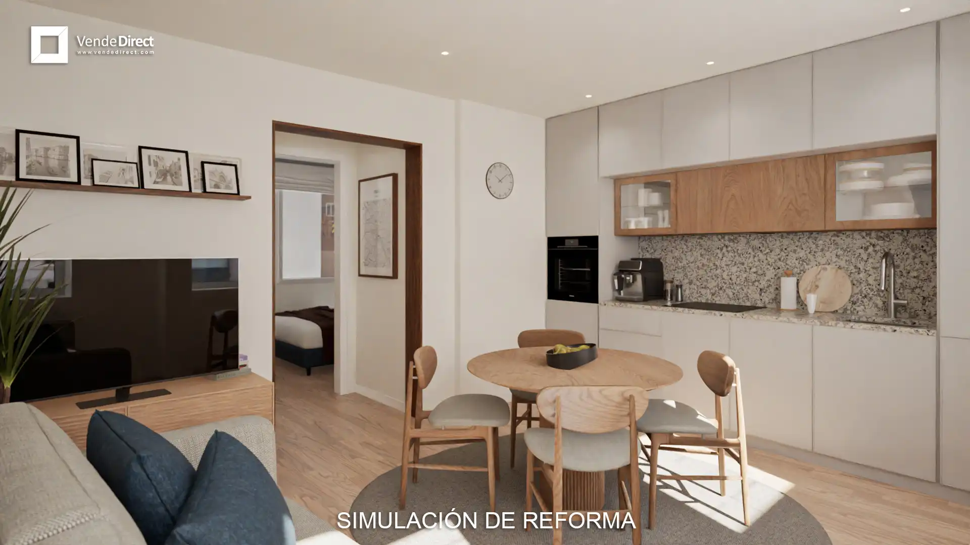 Sala de estar de Piso en venta en Madrid con Calefacción, Parquet y Horno