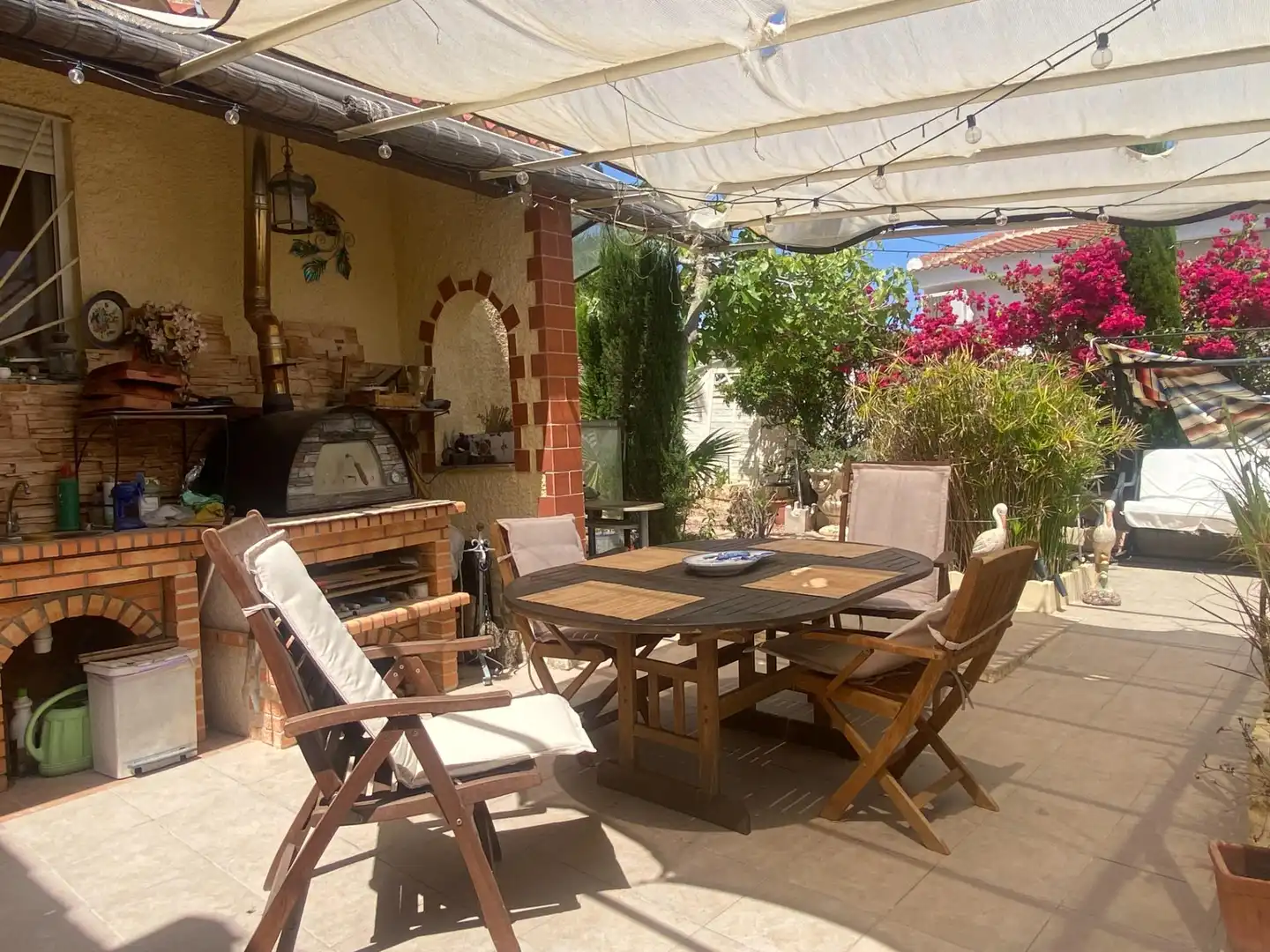 Terrasse von Haus oder Chalet zum Verkauf in Rojales mit Klimaanlage, Heizung und Privatgarten