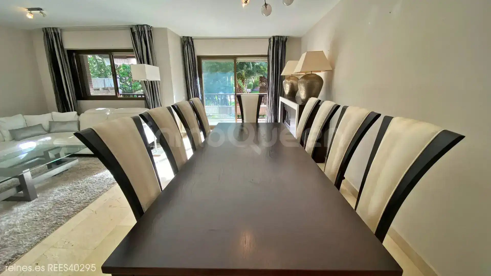 Dining room of Houses for sale in Madrid  with Heating, Private garden and Terrace