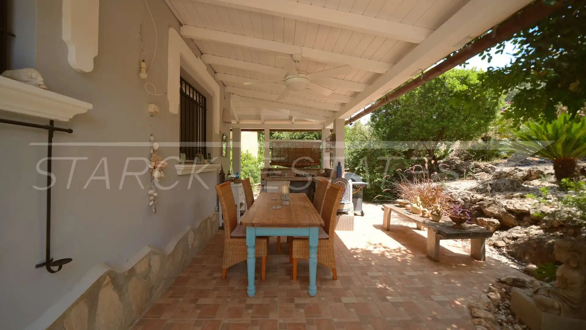 Terrace of Houses for sale in El Ràfol d'Almúnia  with Air Conditioner, Private garden and Swimming Pool