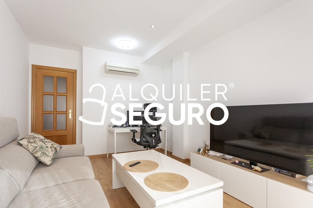 Living room of Flat to rent in  Madrid Capital  with Air Conditioner, Heating and Furnished