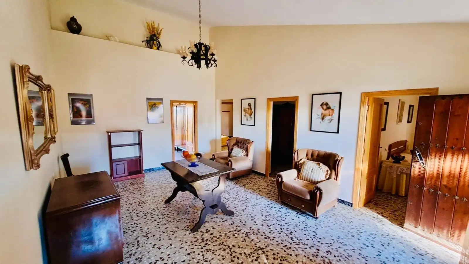 Living room of Detached homes for sale in Pulpí  with Private garden, Terrace and Furnished