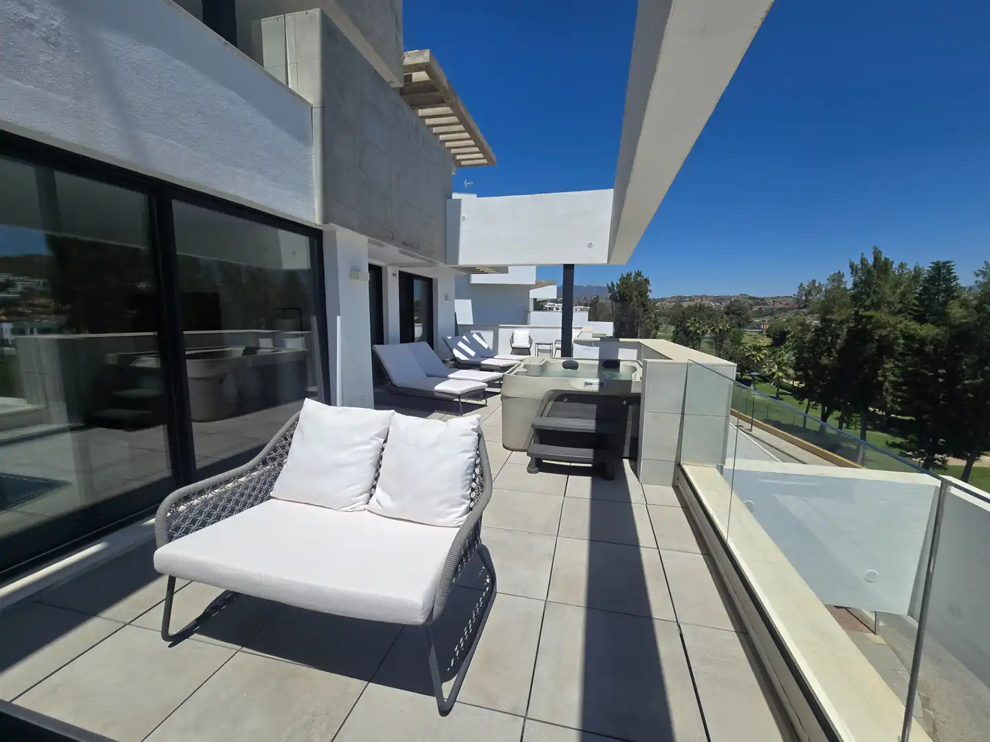 Terrace of Flat for sale in Mijas  with Air Conditioner, Heating and Terrace