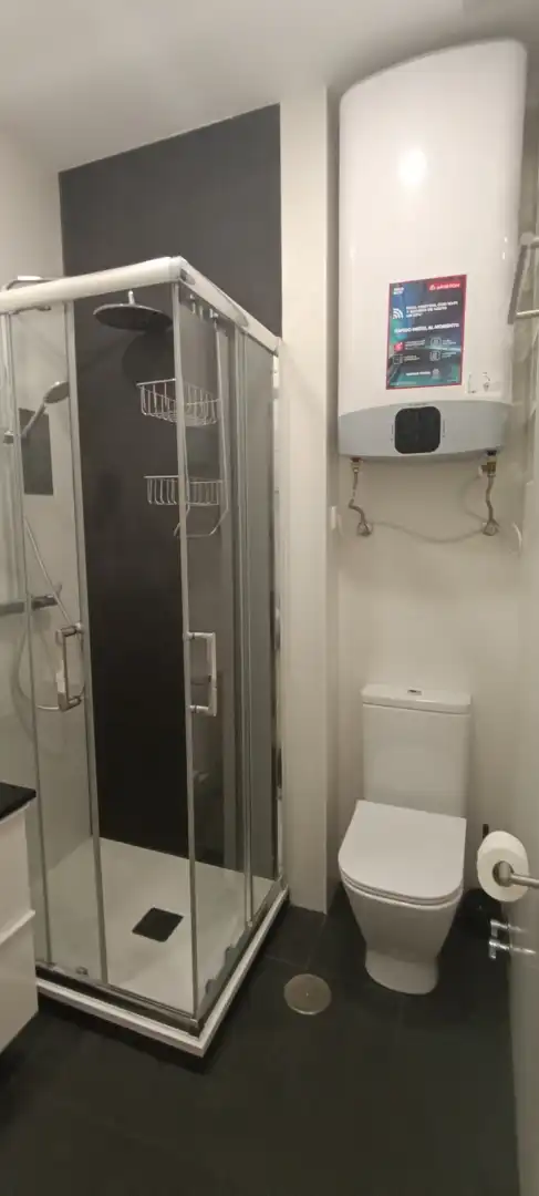 Baño de Piso de alquiler en Madrid con Calefacción, Parquet y Amueblado