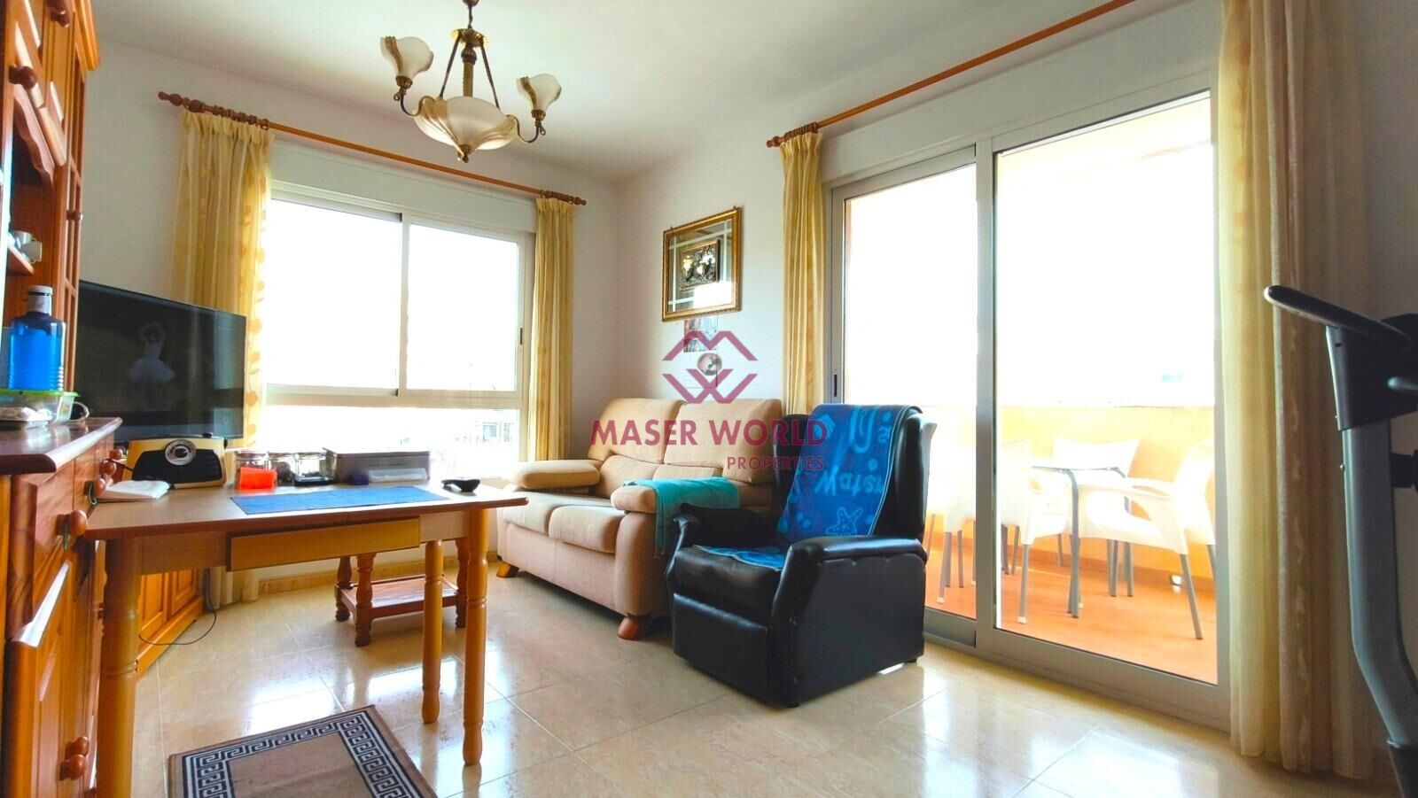 Living room of Apartment for sale in Mazarrón  with Air Conditioner and Balcony
