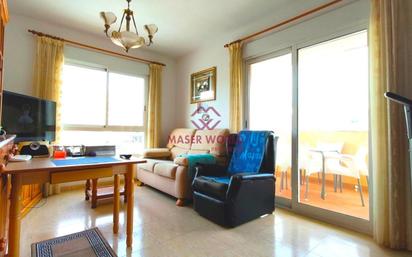 Sala d'estar de Apartament en venda en Mazarrón amb Aire condicionat i Balcó
