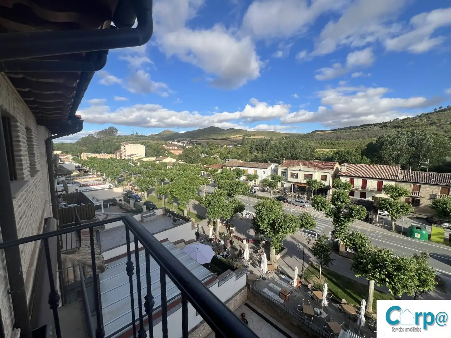 Exterior view of Flat for rent in Puente la Reina / Gares  with Heating, Parquet flooring and Balcony