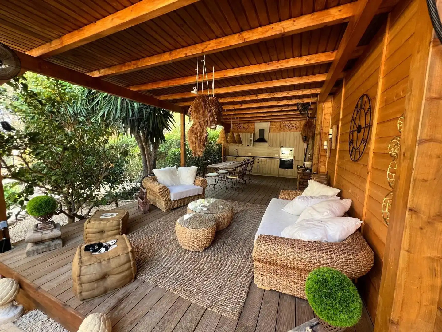 Terrassa de Casa o xalet de lloguer en L'Alfàs del Pi amb Aire condicionat, Jardí privat i Terrassa