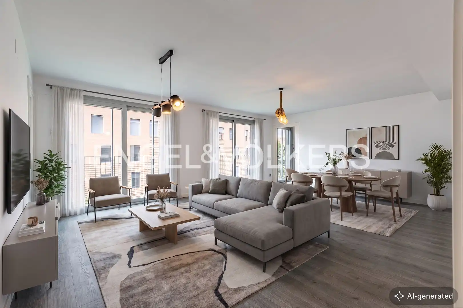 Living room of Attic for sale in Sabadell  with Air Conditioner, Heating and Parquet flooring