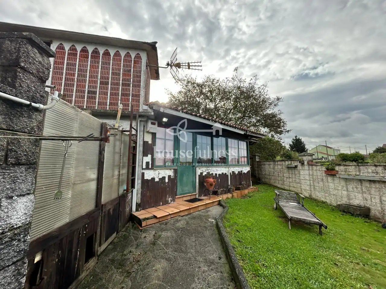 Vista exterior de Casa o chalet en venta en Narón con Calefacción, Jardín privado y Terraza