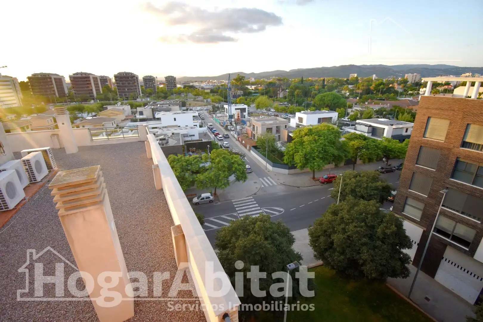 Vista exterior de Ático en venta en Castellón de la Plana / Castelló de la Plana con Aire acondicionado, Calefacción y Terraza