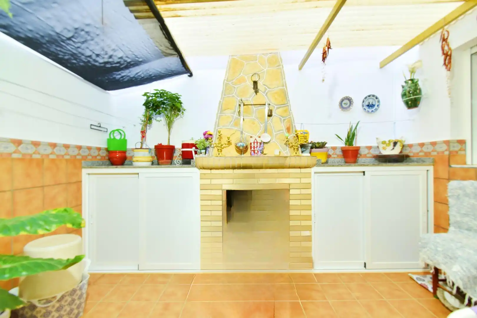 Kitchen of Houses for sale in Vícar  with Terrace