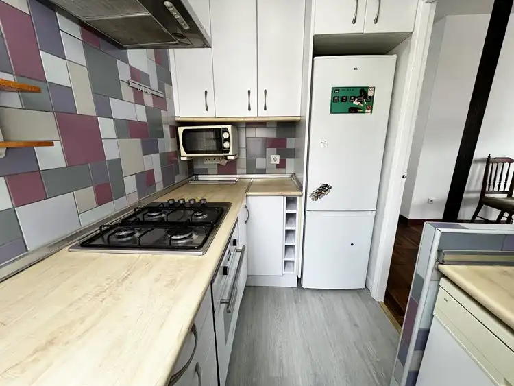 Cocina de Ático de alquiler en Madrid con Aire acondicionado, Calefacción y Parquet