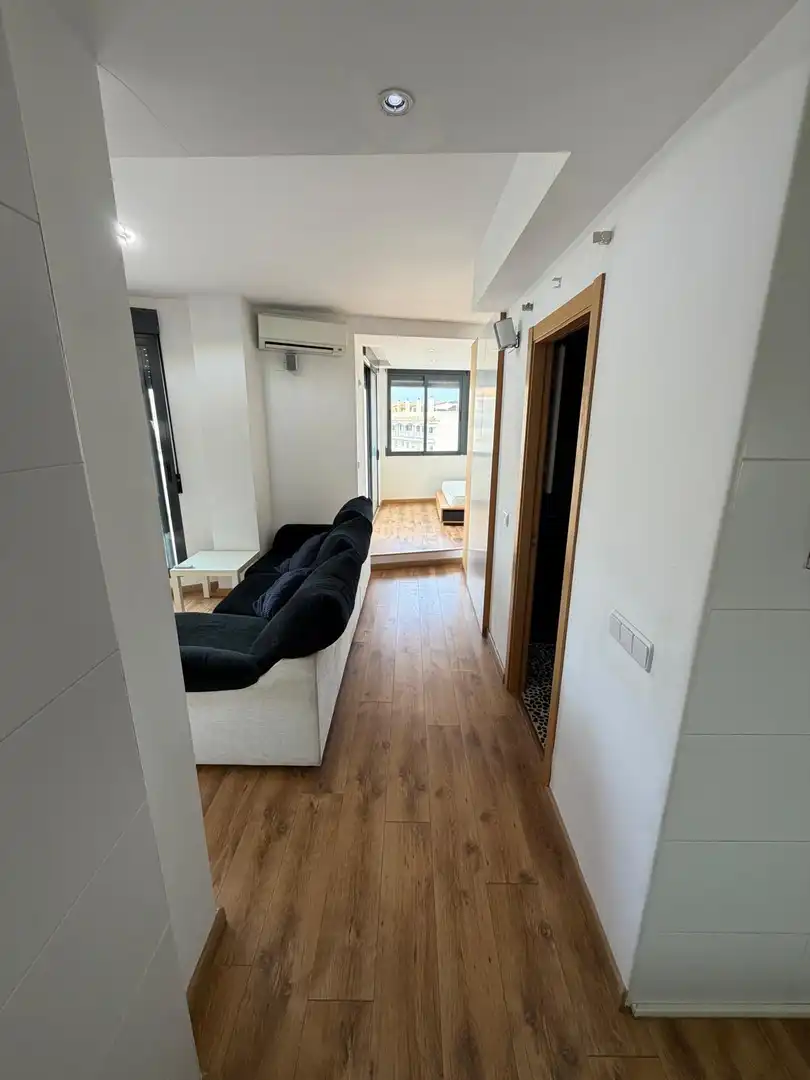 Wohnzimmer von Dachboden zum Verkauf in Náquera mit Privatgarten, Möbliert und Balkon
