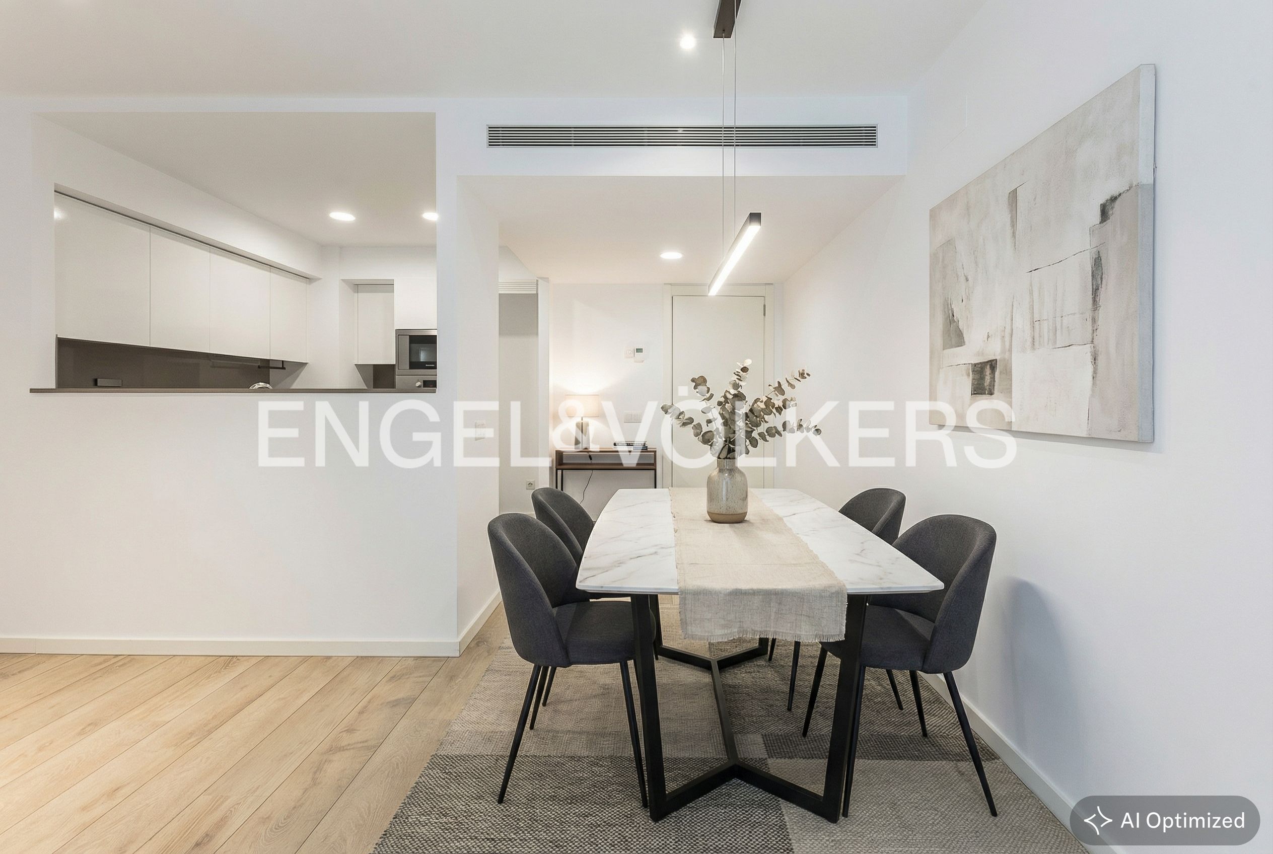 Esszimmer von Wohnungen zum Verkauf in  Barcelona Capital mit Klimaanlage, Heizung und Terrasse