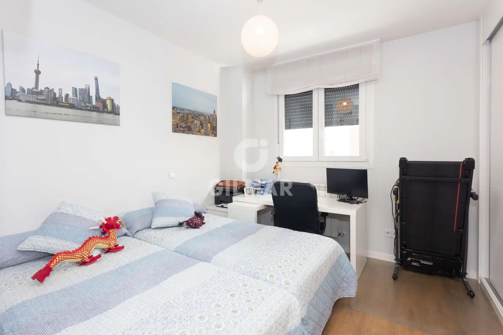 Schlafzimmer von Maisonette zum Verkauf in Madrid mit Heizung, Privatgarten und Abstellraum