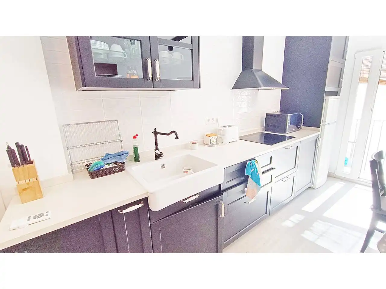 Cocina de Apartamento en venta en Peñíscola / Peníscola con Terraza, Amueblado y Balcón